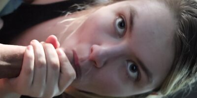 Blonde Cheats In Backseat With Big Cock