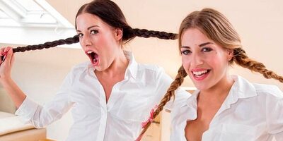 Dellai Twins Turn Admirer into Human Fuck Puppet