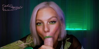 Slobbery Blowjob From Green Dragon