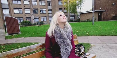 Hot blonde skinny April Paisley fucks hard in the kitchen