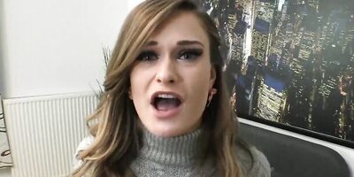 Bratty British Babe Goes to History Museum with Her Stepdad