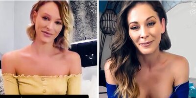 MOMMYSGIRL Thirsty Emma Hix And Stepmom Cherie DeVille Share Their Wet Pussy On Cam