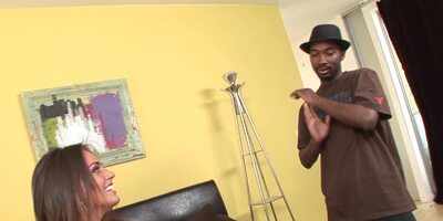 Sexy brunette Tori Black hard sex with a stud