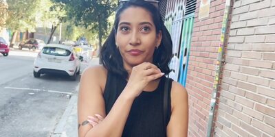 Angel On Street With Darby Lloyd Rains