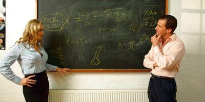 MILF professor doggy-fucked