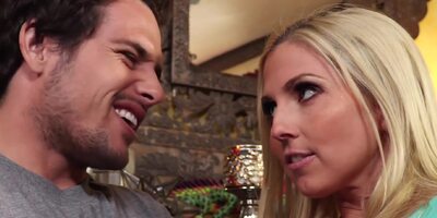 Christie Stevens In Stepson Fucks His Big Titted Stepmom In Front Of Her Husband