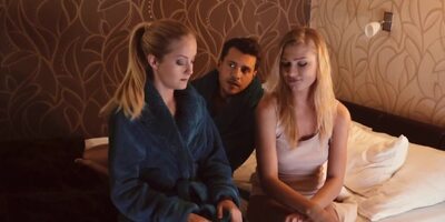 Lucy Heart, Sicilia & Andy Stone are having a steamy threesome sex