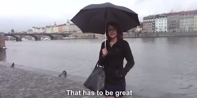 Redhead MILF does handjob, BJ and fucks with taxidriver