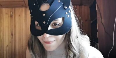 Step Sis Swallows Balls Cock and Uses Hairy Pussy