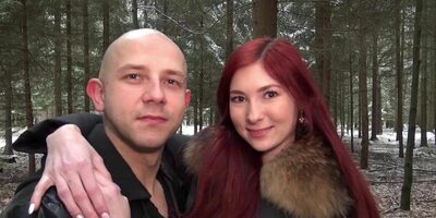 Kate Gold Sucks Her Mans Cock As His Buddy Samples Her Tight Pussy