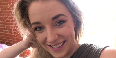 POV blowjob from babe Kate Kennedy and anal sex