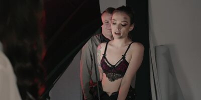 Group sex in the garage with hot Izzie and Princess Jas
