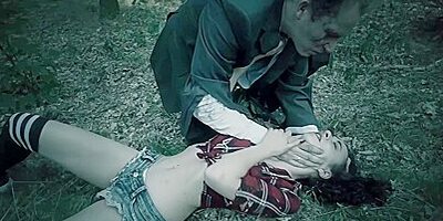 Khadisha Latina And Ronny Rosetti - Bdsm Story In The Forest With German Teen