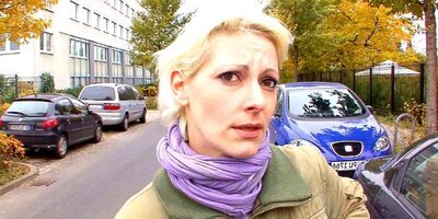 Shy German Housewife Picked Up for Porn Casting Sex Without Condom