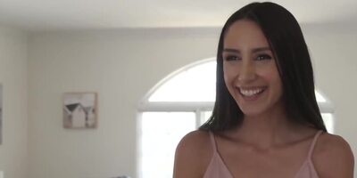 College girl's vacation starts with sex with older stepdad