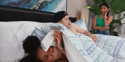 Ebony girl Ariana Aimes is being hammered by Alex Jett