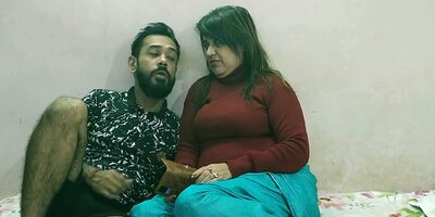 Indian xxx hot milf bhabhi hardcore sex and dirty talk with neighbor boy!