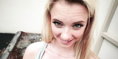 Blonde Pussy Fucked In Public