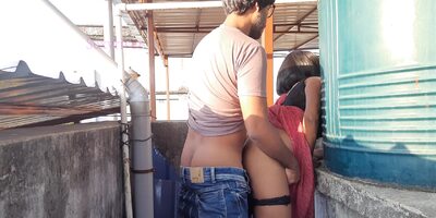 Saree Bhabi Ko Chadpe Jamke Choda Indian Outdoor Sex