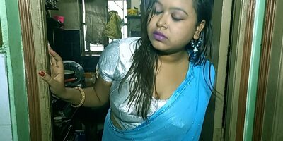 Desi hot bhabhi having sex secretly with houseowner son!! Hindi webseries sex