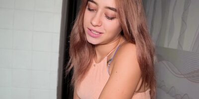 POV blowjob and sex with cutie Molly Kelt