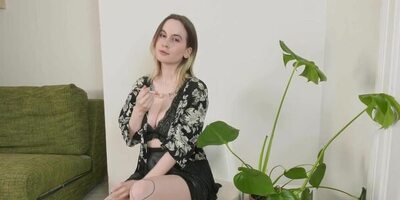 Deni Works Her Pink Pussy With A Tender Touch And Cums Super Hard