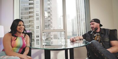 Third Wheel With Latina Hottie With Serena Santos