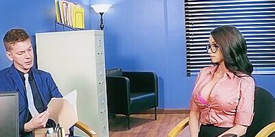 Under My Coworkers Skirt With Raven Bay And Markus Dupree