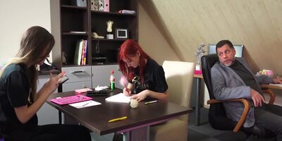 Hardcore Old Vs Young Threesome Grandpa Fucks 2 Teens With Cindy Shine And Vanessa Shelby