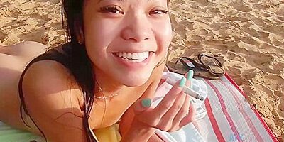 Vina Flashes You While You Explore Until You Hit The Nude Beach - Vina Skyy