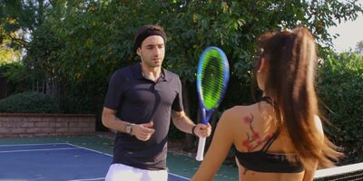 Sweet Asian Vina Sky had sex in the locker room