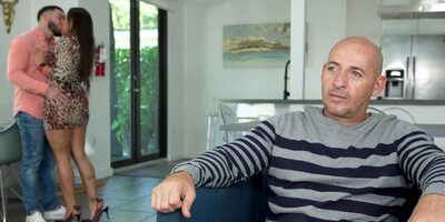 Latina MILF Carmela Clutch cheats on husband with stepson