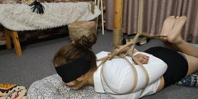 Chinese Bondage - Milf Rope Gagged