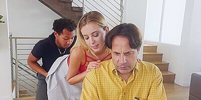 Fucking Behind My Dad’s Back With Haley Reed