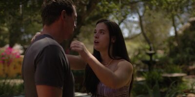 Passionate sex in nature with brunette Abbie Maley