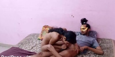 18 Year Old Indian Teen With Natural Tits Desi Sucks And Fucks Before Bed Time