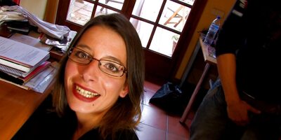 She doesn't look like a double anal slut, does she?