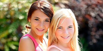 Alexis and Angie Enjoy Outdoor Pussy Picnic