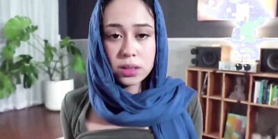 Naughty Brunette Stepsis Convinced Stepbro And Banged