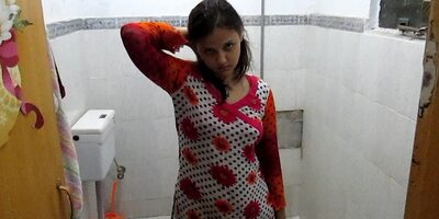 Sexy Indian Bhabhi In Bathroom Taking Shower Filmed By Her Husband Full Hindi Audio