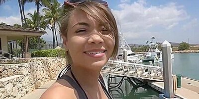 Cassidy Banks In After Diving And A Tasty Dinner, Cassidy Gets A Creampie In Hawaii