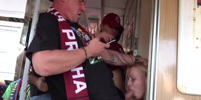 Football Gangbang On A Train