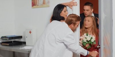Naughty doctor Danny D is fucking amazing brunette Kiki Daniels