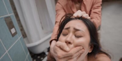 Groom's stepbrother fucks the slutty Japanese in the bathroom