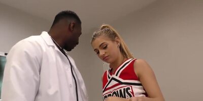 Cheerleader Teen Sydney Cole Fucks A Black Cock In Hospital