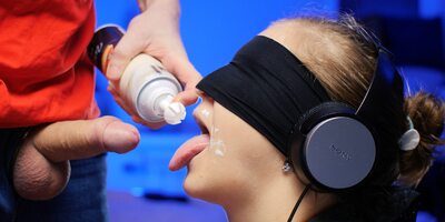 My BEST FRIEND offered to Play the TASTE GAME but Tricked me and fed me CUM - XSanyAny