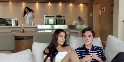 Becky Bandini catches Katya Rodriguez doing porn with Juan Loco