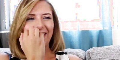 Kelly Green Gives Stepbrother A Blowjob