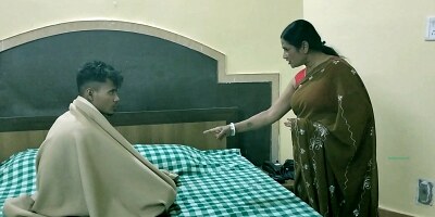Indian Bengali stepmom hot rough sex with teen son! with clear audio