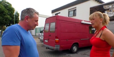 Slutty German mature gets fucked hard for amateur home porn